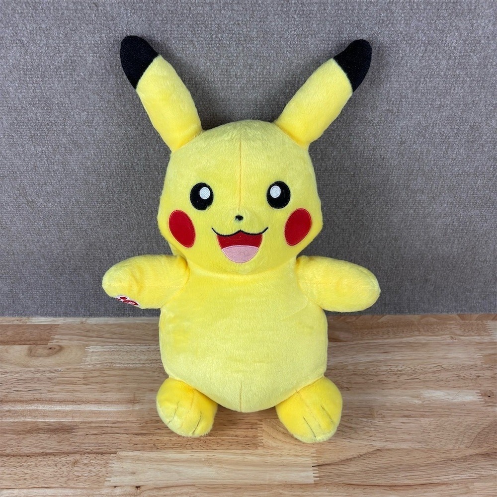Build-A-Bear Workshop Pokemon Pikachu Plush Stuffed Animal Yellow Paw